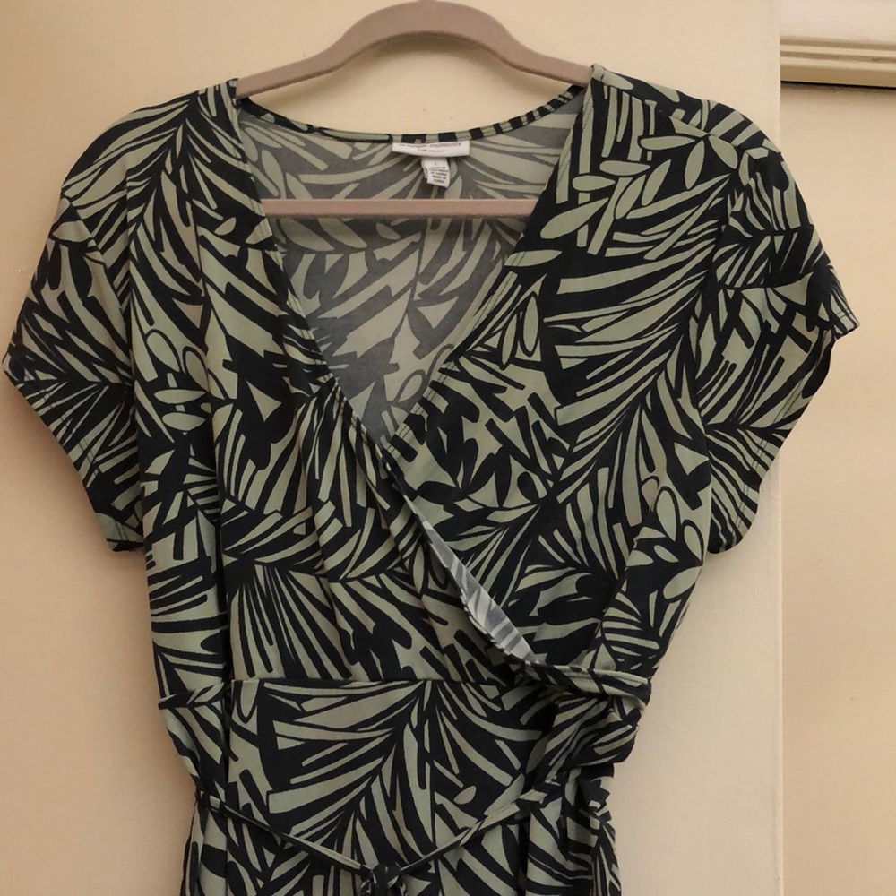 Green Maternity Maxi Dress
